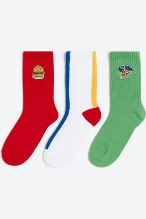 H&M 3-pack calcetines acanalados