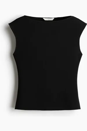 H&M Top con cuello de ojal