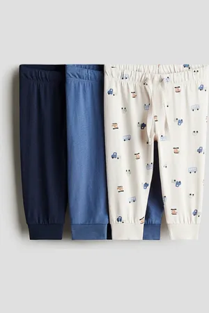 H&M 3-pack Joggers en punto de algodón