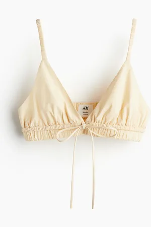H&M Top bralette con cordón de ajuste