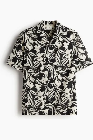 H&M Camisa resort Regular Fit con diseño