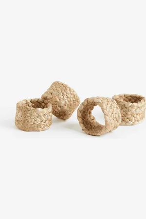 H&M 4-pack Servilleteros de yute