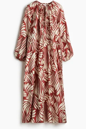 H&M Vestido oversized con cordón de ajuste