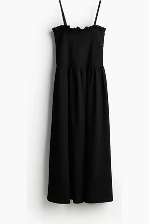 H&M Vestido con punto smock