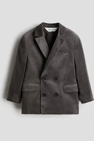H&M Saco de botonadura doble en terciopelo