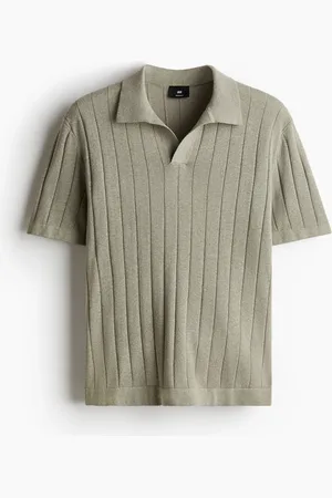 H&M Playera polo Regular Fit en mezcla de lino