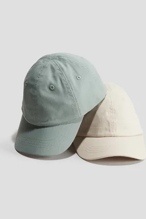 H&M 2-pack Gorras en sarga de algodón