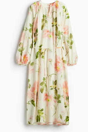 H&M Vestido con mangas globo