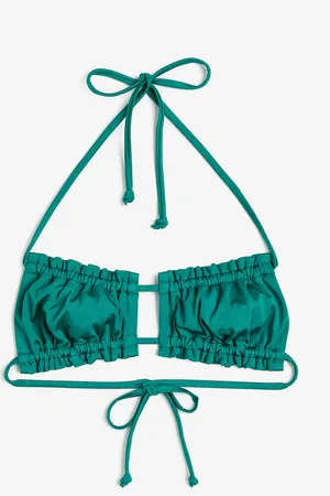 H&M Top de bikini con olanes