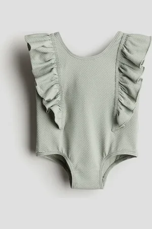 H&M Traje de baño con borde de olán