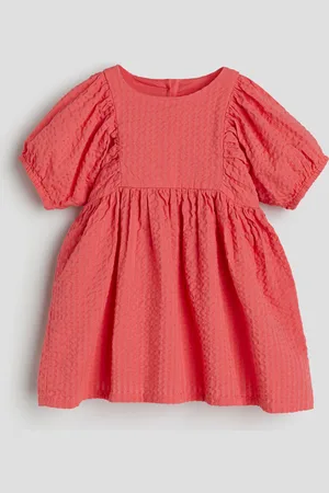 H&M Vestido en seersucker de algodón