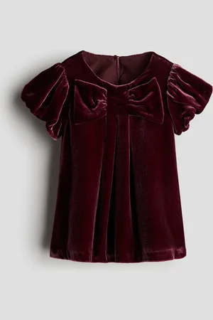 H&M Vestido en terciopelo de mezcla de seda
