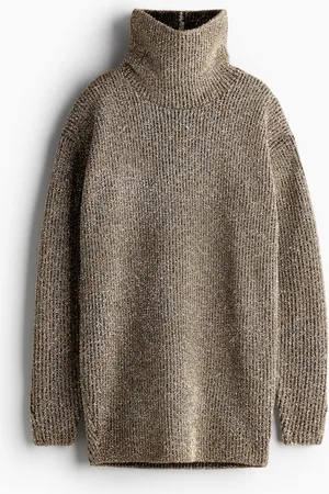 H&M Vestido en tejido vaporoso con brillo