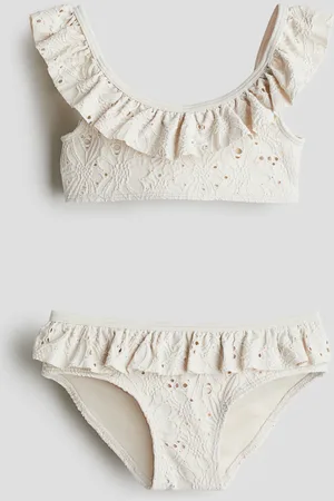 H&M Bikini con bordes de olán