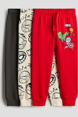H&M 3-pack de joggers con diseño