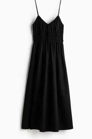 H&M Vestido de algodón con tirantes