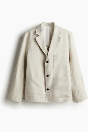 H&M Saco deconstruido Slim Fit en lino