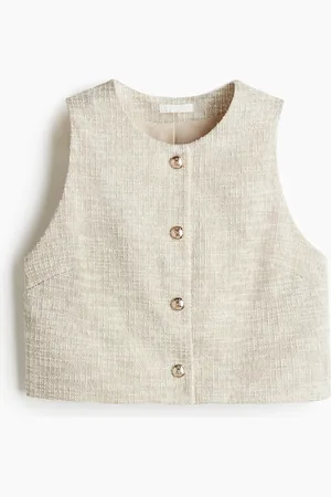 H&M Chaleco en punto de bouclé