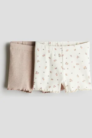 H&M 2-pack Shorts biker en algodón acanalado
