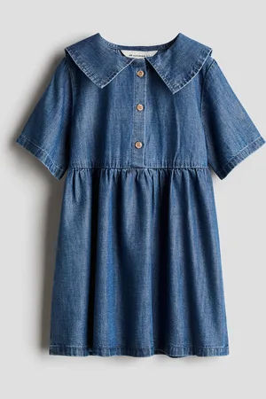 H&M Vestido en denim de mezcla de algodón