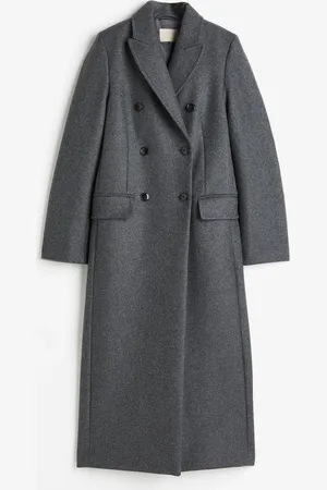 H&M Abrigo en mezcla de lana