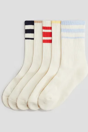 H&M 5-pack Calcetines en terry acanalado
