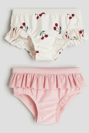 H&M 2-pack Bragas de bikini con borde de olán
