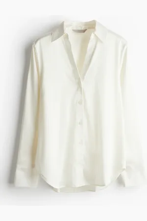 H&M Blusa con escote en V