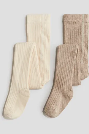 H&M 2-pack de mallas acanaladas