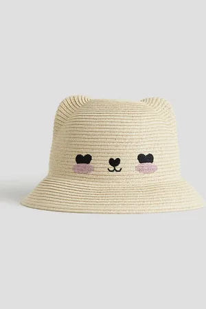 H&M Sombrero de paja con orejas