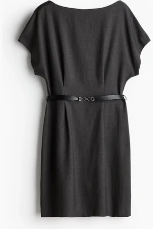 H&M Vestido con cinturón
