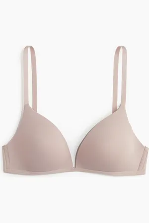 H&M Sostén de microfibra con relleno y sin varillas