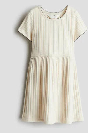 H&M Vestido en tejido acanalado