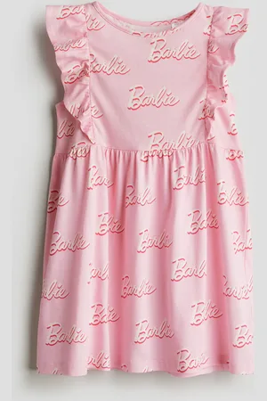 H&M Vestido de punto con olanes