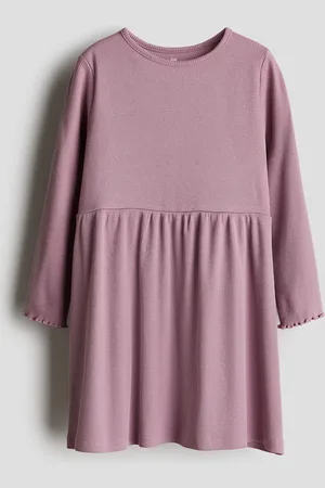 H&M Vestido en punto acanalado