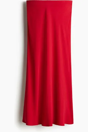 H&M Falda slip de crepé