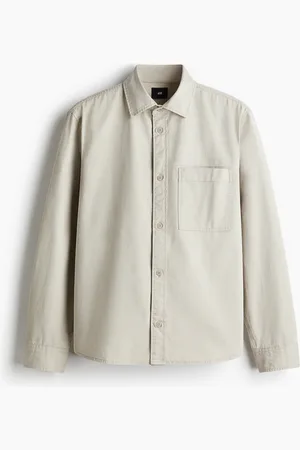 H&M Sobrecamisa Regular Fit de sarga