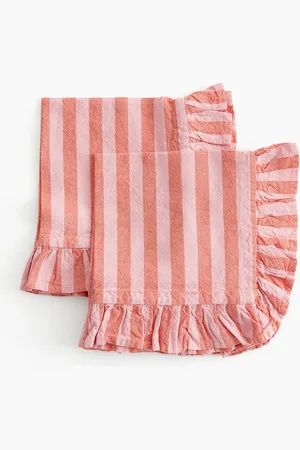 H&M 2-pack Servilletas con borde de olán