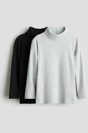 H&M 2-pack playeras cuello alto