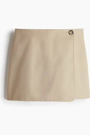 H&M Falda short de sarga