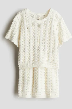 H&M Conjunto de 2 piezas en tejido pointelle