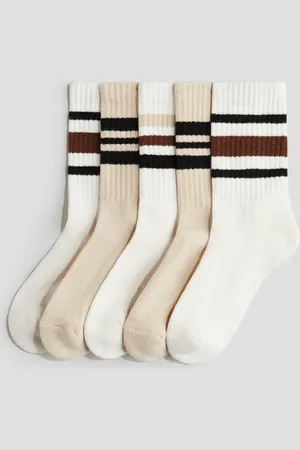 H&M 5-pack Calcetines en terry acanalado