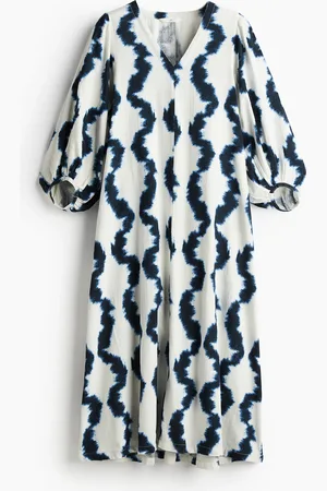 H&M Vestido con cuello en V