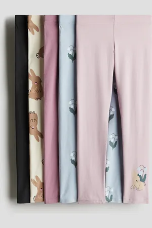 H&M 5-pack Leggings de algodón
