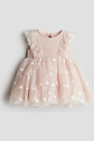 H&M Vestido con diseño y falda de tul