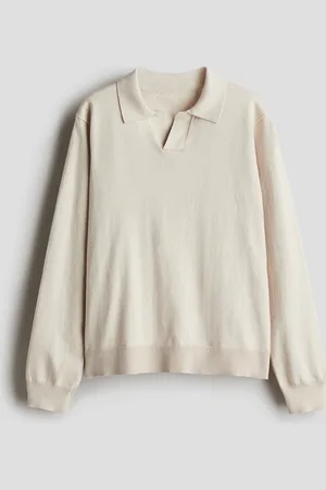 H&M Suéter polo en tejido fino