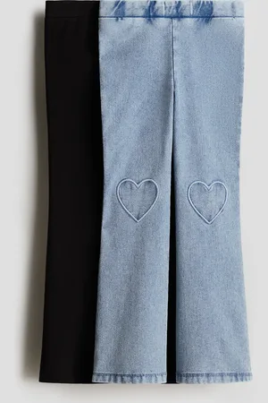 H&M 2-pack de jeggings acampanados