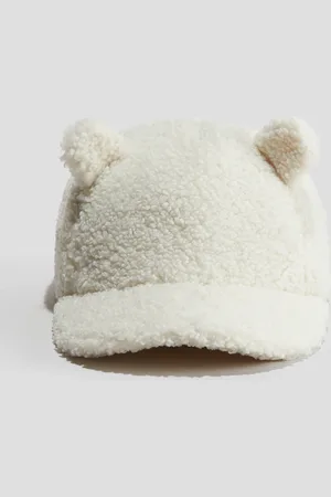 H&M Gorra con orejas en tejido peluche