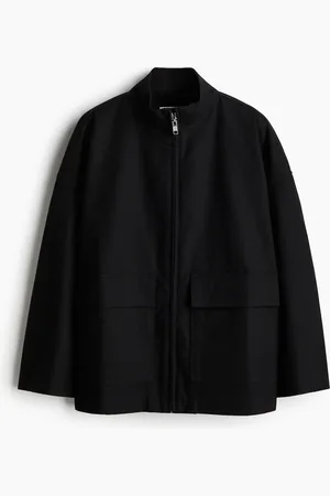 H&M Chamarra oversized en lona