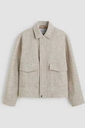 H&M Chamarra corta en tejido texturizado